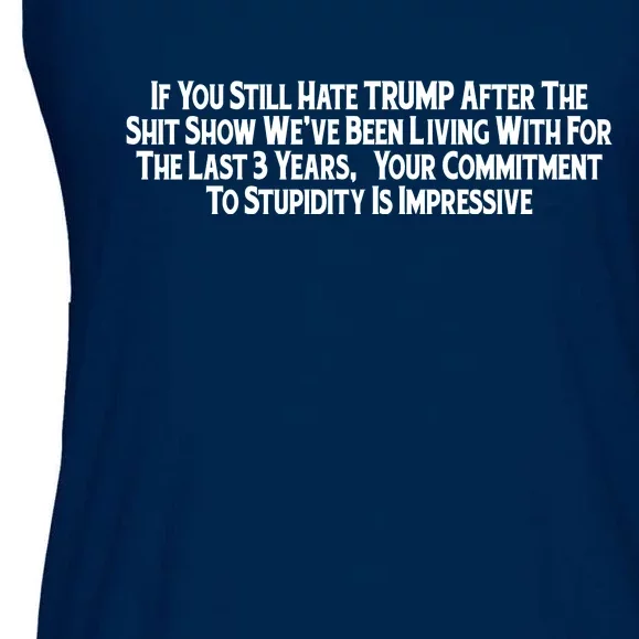 Commitment To Stupidity Trump 2024 Maga Ladies Essential Flowy Tank