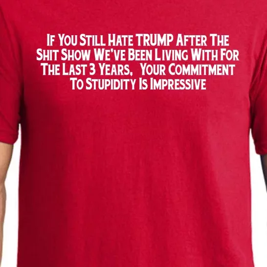 Commitment To Stupidity Trump 2024 Maga Pajama Set