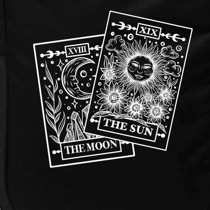 Cute The Sun And The Moon Tarot Card Tarot Reading Celestial Impact Tech Backpack