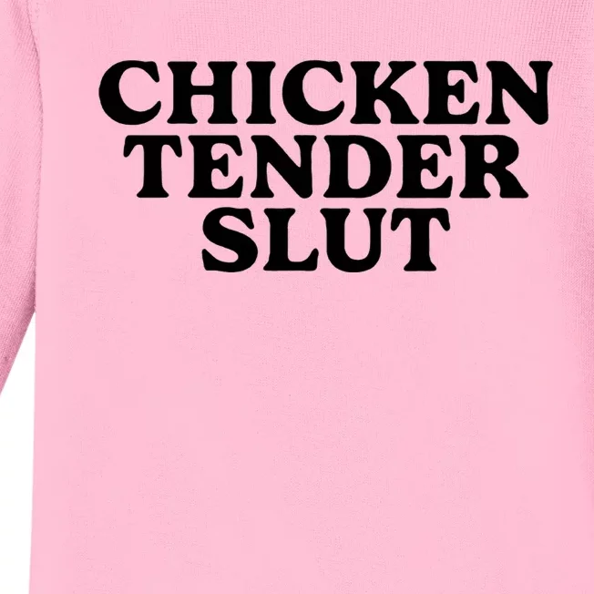 Chicken Tender Slut Baby Long Sleeve Bodysuit