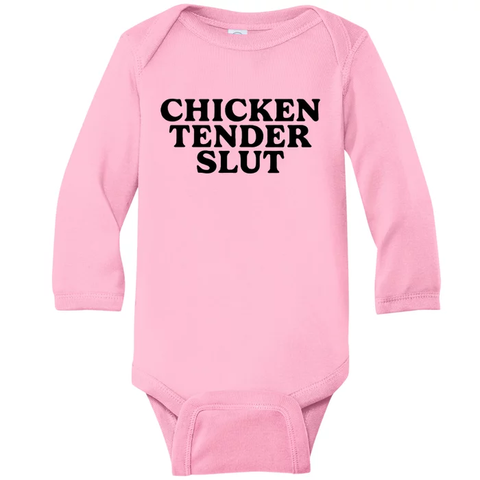 Chicken Tender Slut Baby Long Sleeve Bodysuit