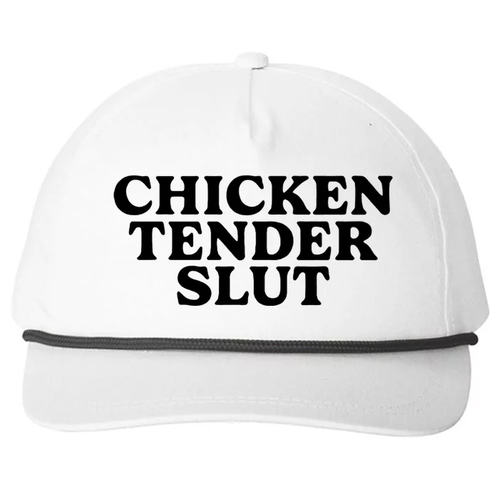 Chicken Tender Slut Snapback Five-Panel Rope Hat