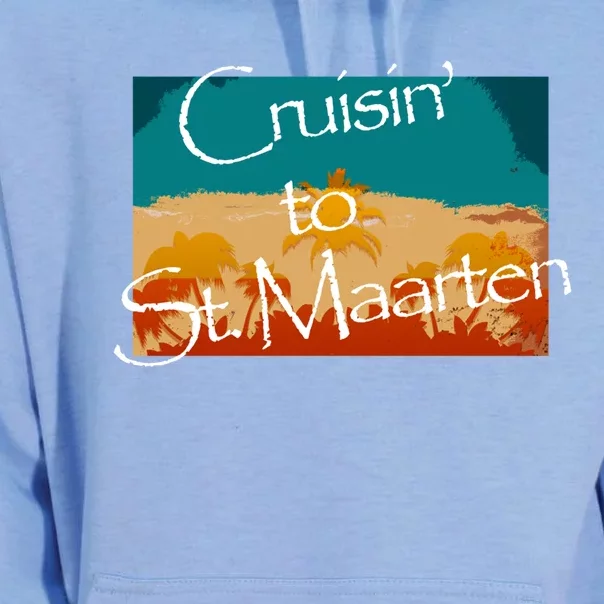 Cruisin To St Maarten Family Cruise Vacation Gift Unisex Surf Hoodie