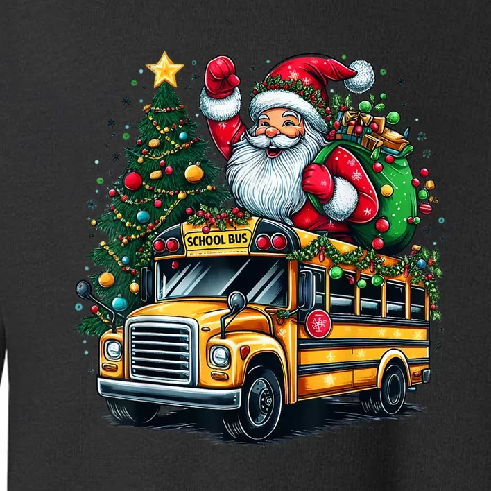 Christmas Tree School Bus Driver Costume Adults Toddler Sweatshirt