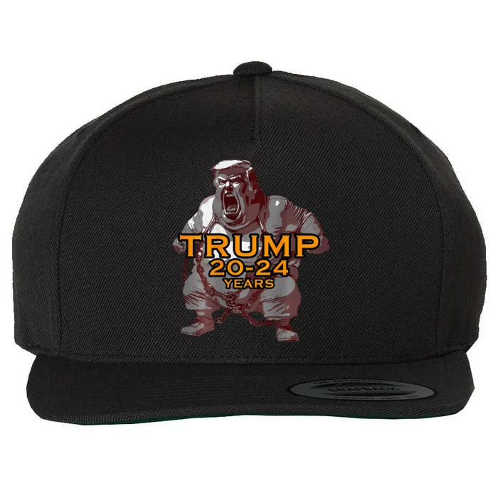 Chunky Trump Screaming In Chains Wool Snapback Cap