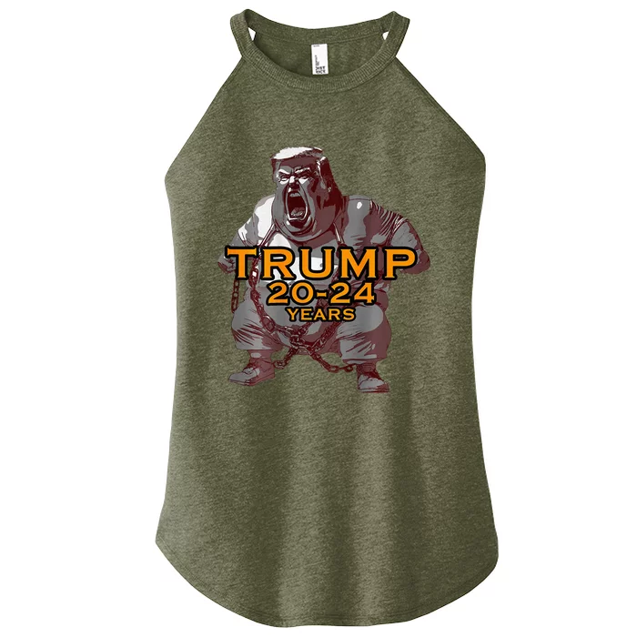 Chunky Trump Screaming In Chains Women’s Perfect Tri Rocker Tank