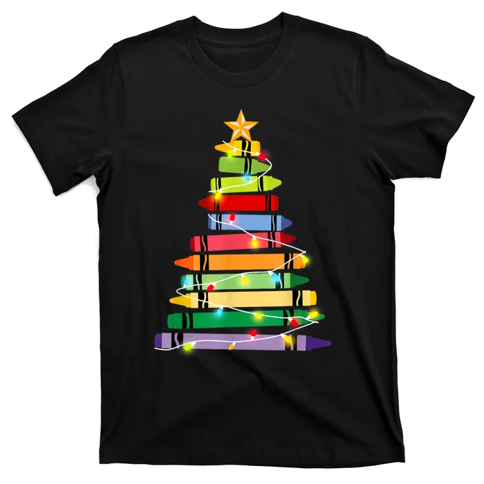 Christmas Tree Teacher Student Xmas Holiday Pajamas T-Shirt