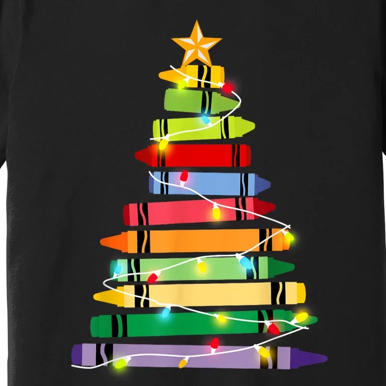 Christmas Tree Teacher Student Xmas Holiday Pajamas Premium T-Shirt