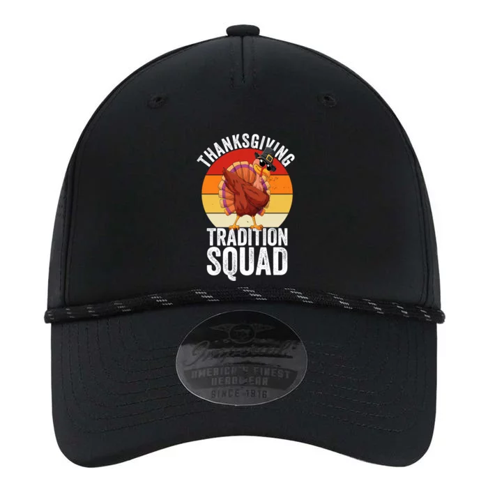 Cute Thanksgiving Tradition Squad Turkey Autumn Fall Gift Performance The Dyno Cap