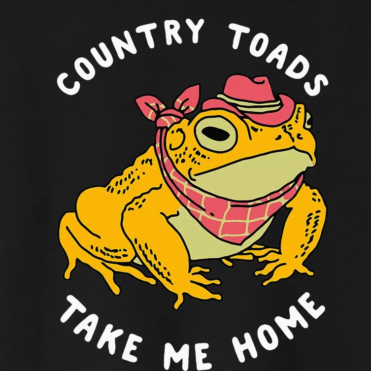 Country Toads Take Me Home Apparel Women's Crop Top Tee