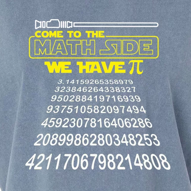 Come To The Math Side We Have Pi Math Gift Pi Day Garment-Dyed Women's Muscle Tee