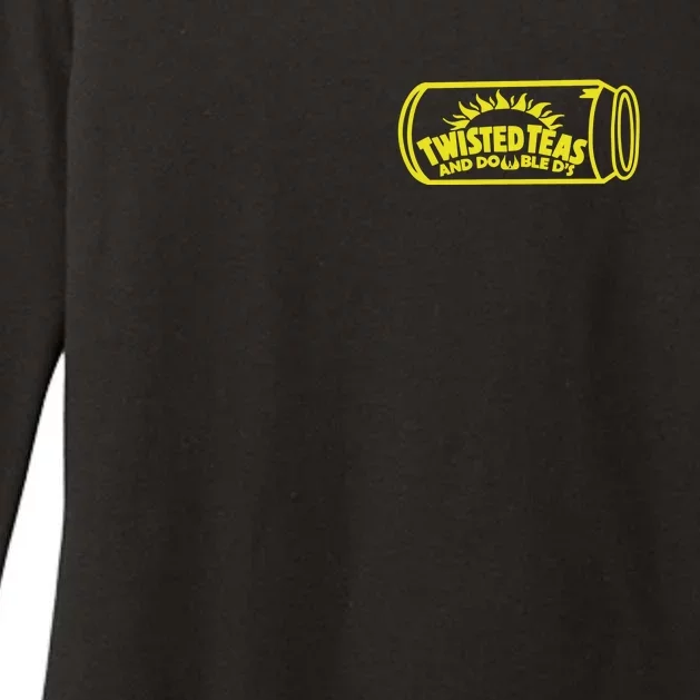 Cool Twisted Teas And Double DS Front And Back Front & Back Womens CVC Long Sleeve Shirt