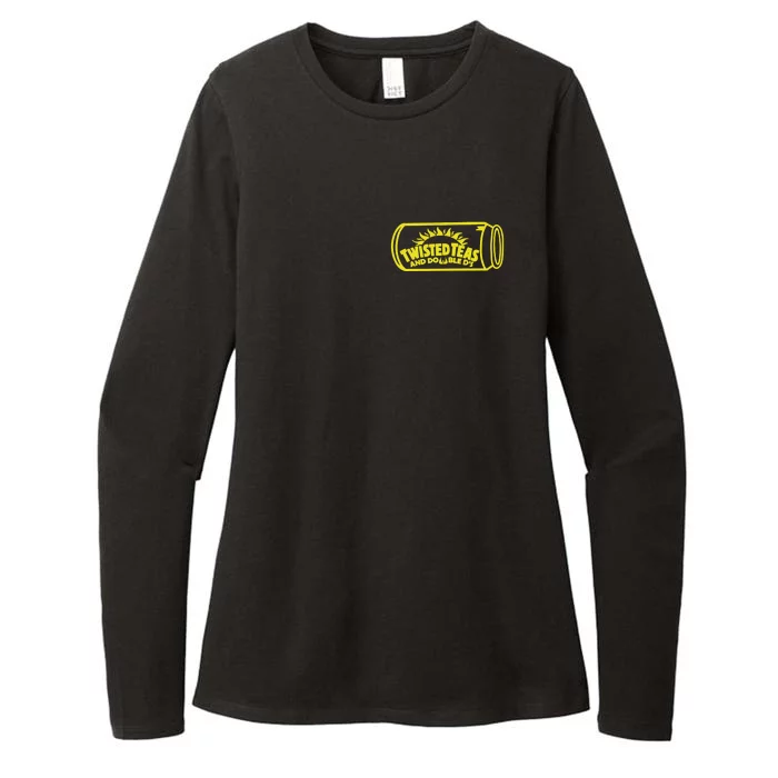 Cool Twisted Teas And Double DS Front And Back Front & Back Womens CVC Long Sleeve Shirt