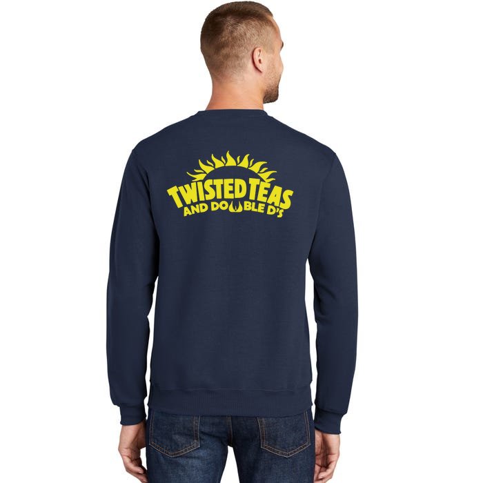 Cool Twisted Teas And Double DS Front And Back Front & Back Sweatshirt