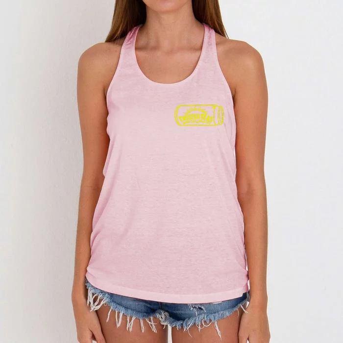 Cool Twisted Teas And Double DS Front And Back Front & Back Women's Knotted Racerback Tank