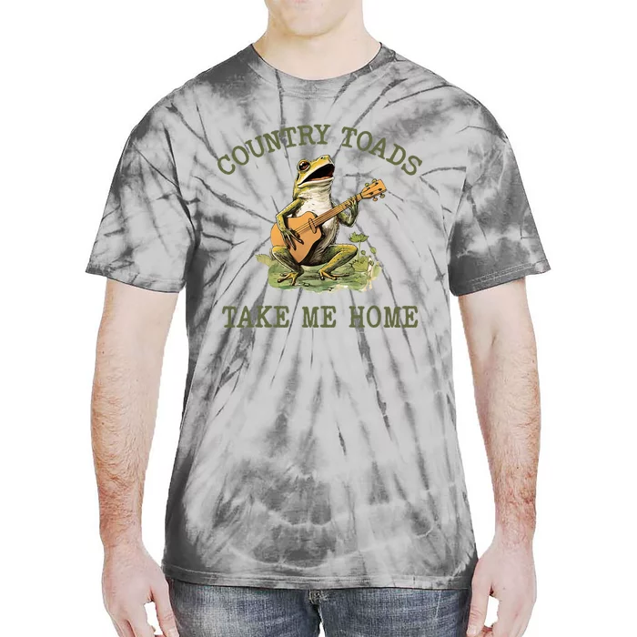 Country Toads Take Me Home Vintage Graphic Tie-Dye T-Shirt