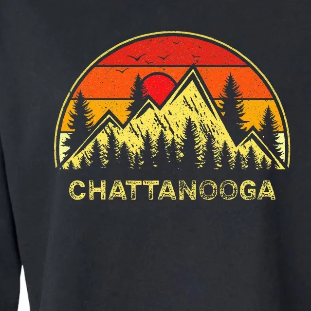 Chattanooga Tennessee Tn Hiking Mountains Souvenirs Cropped Pullover Crew