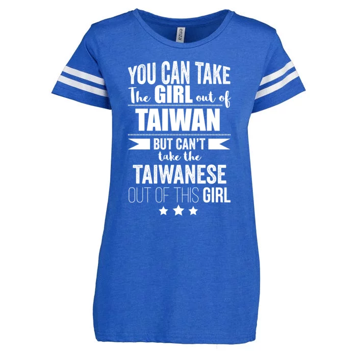 Can Take The Out Of Taiwan Pride Taiwanese Proud Funny Gift Enza Ladies Jersey Football T-Shirt