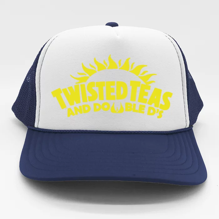 Cool Twisted Teas And Double Ds Trucker Hat