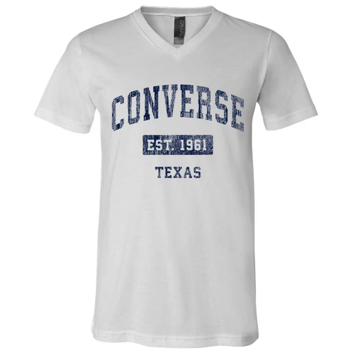 C.O.N.V.E.R.S.E Texas Tx Vintage V-Neck T-Shirt