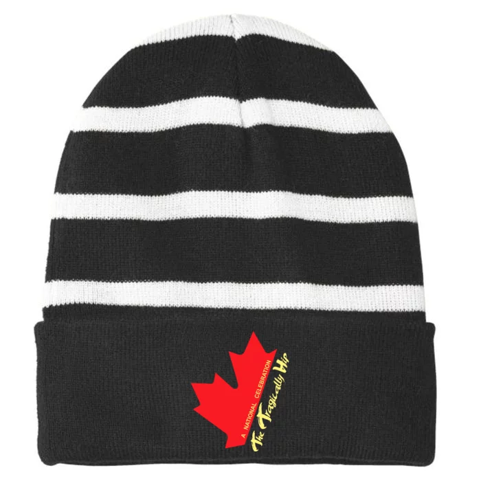 Canada The Tragically Hip A National Celebration Striped Beanie with Solid Band