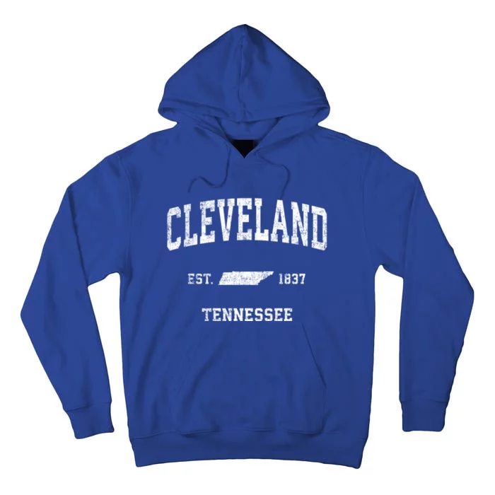 Cleveland Tennessee Tn Vintage Sports Tall Hoodie