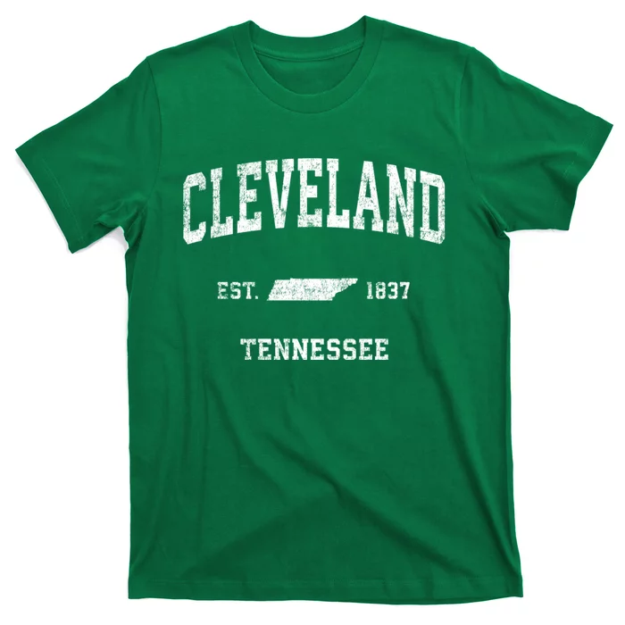 Cleveland Tennessee Tn Vintage Sports T-Shirt