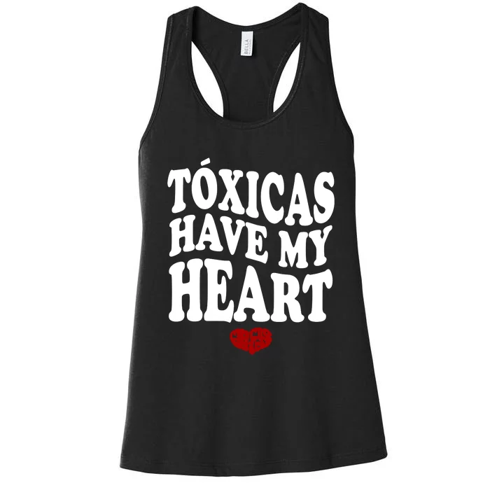 Chicos Toxicos TóXicas Have My Heart Women's Racerback Tank