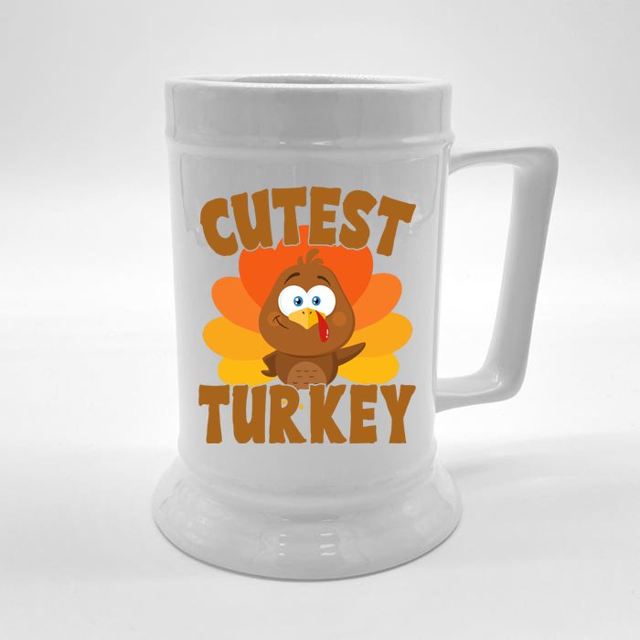 Cutest Turkey Thanksgiving Festive Beer Stein