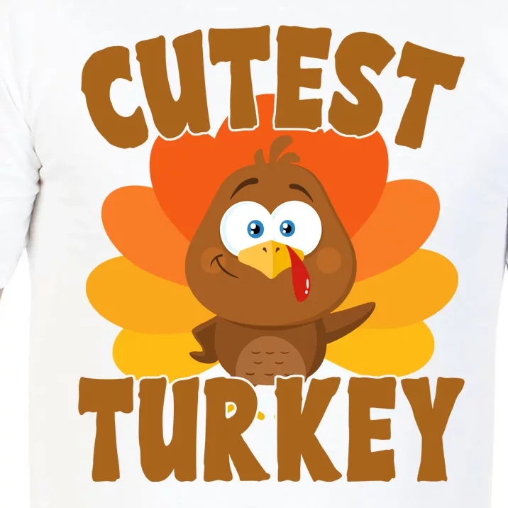 Cutest Turkey Thanksgiving Festive Comfort Colors T-Shirt