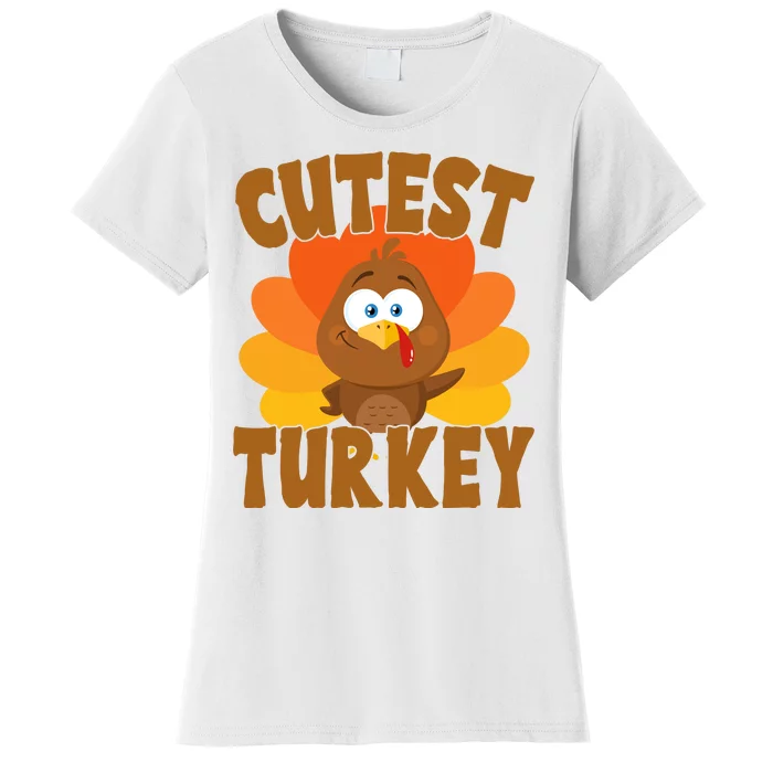 Cutest Turkey Thanksgiving Festive Women's T-Shirt