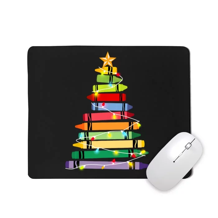 Christmas Tree Teacher Student Xmas Holiday Pajamas Mousepad