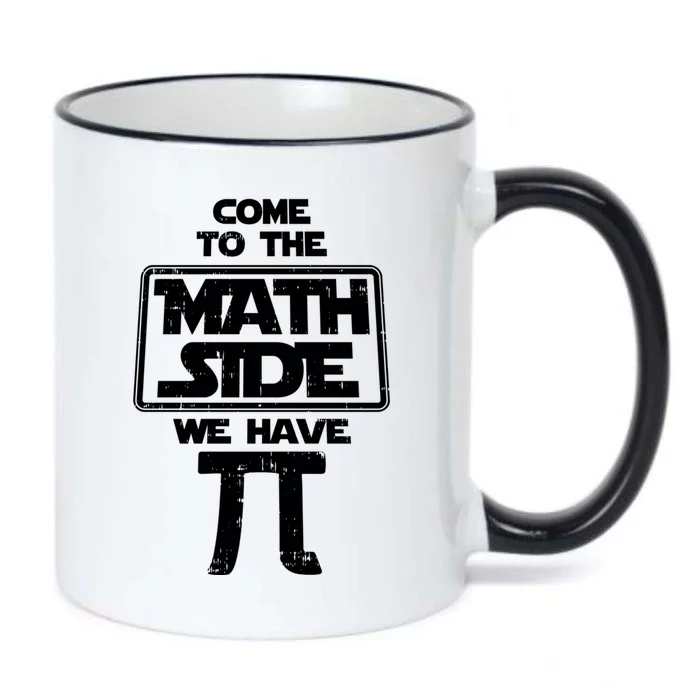 Come To The Math Side We Have Pi Gift Black Color Changing Mug