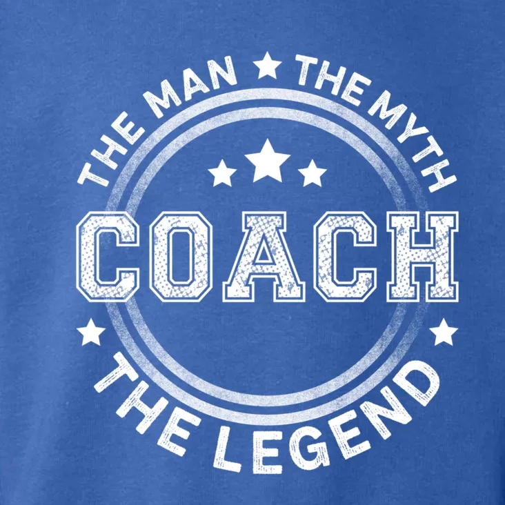 Coach The The Myth The Legend Coach Gift Toddler Hoodie