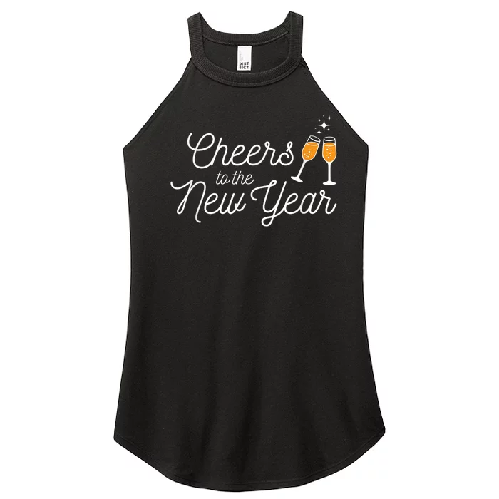 Cheers To The New Year New Years Women’s Perfect Tri Rocker Tank