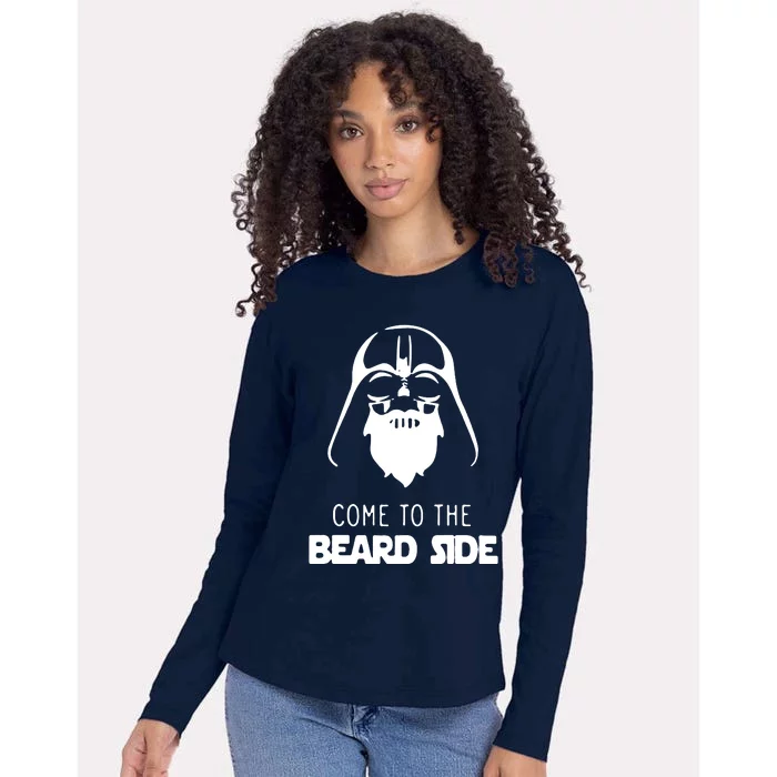 Come To The Beard Side Womens Cotton Relaxed Long Sleeve T-Shirt