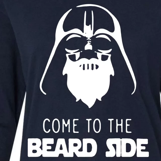 Come To The Beard Side Womens Cotton Relaxed Long Sleeve T-Shirt