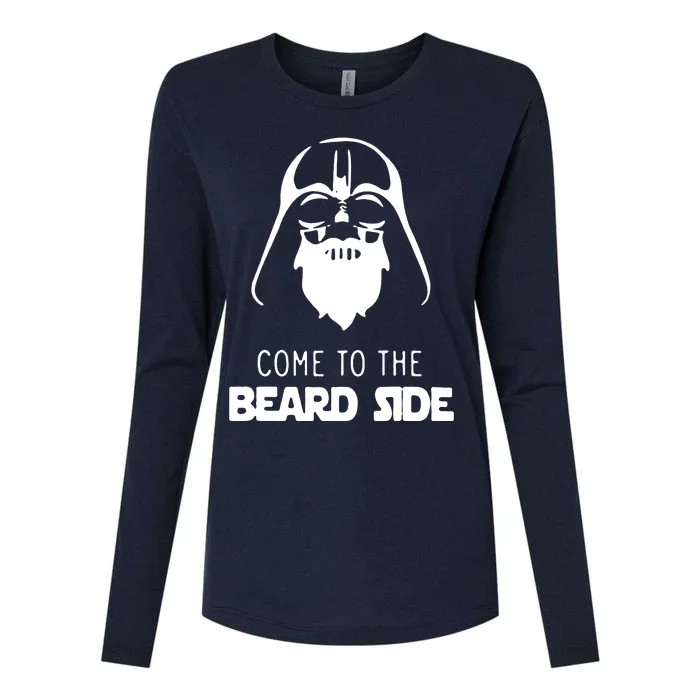 Come To The Beard Side Womens Cotton Relaxed Long Sleeve T-Shirt