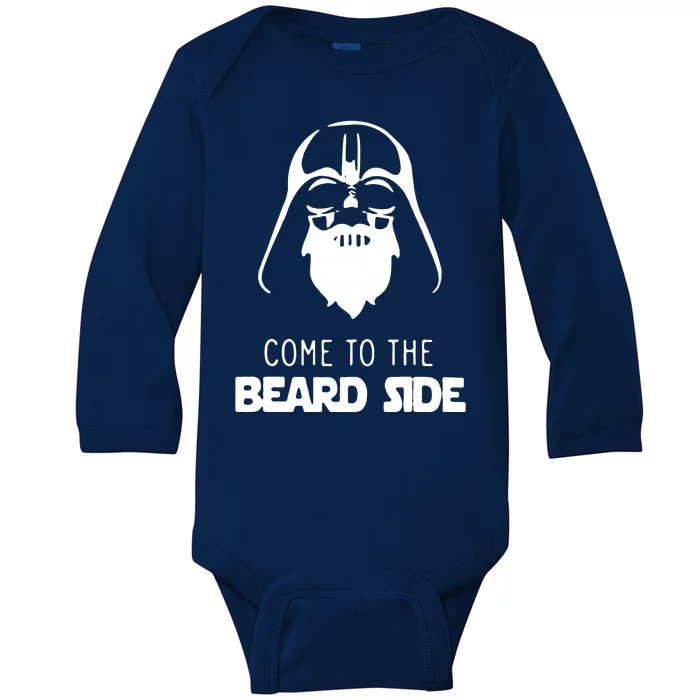 Come To The Beard Side Baby Long Sleeve Bodysuit