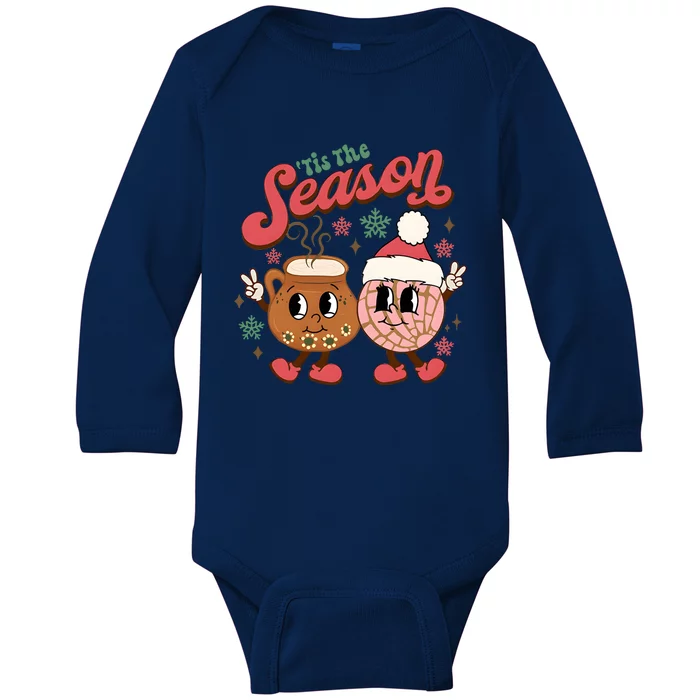 Christmas Tis The Season Mexican Christmas Spanish Christmas Baby Long Sleeve Bodysuit