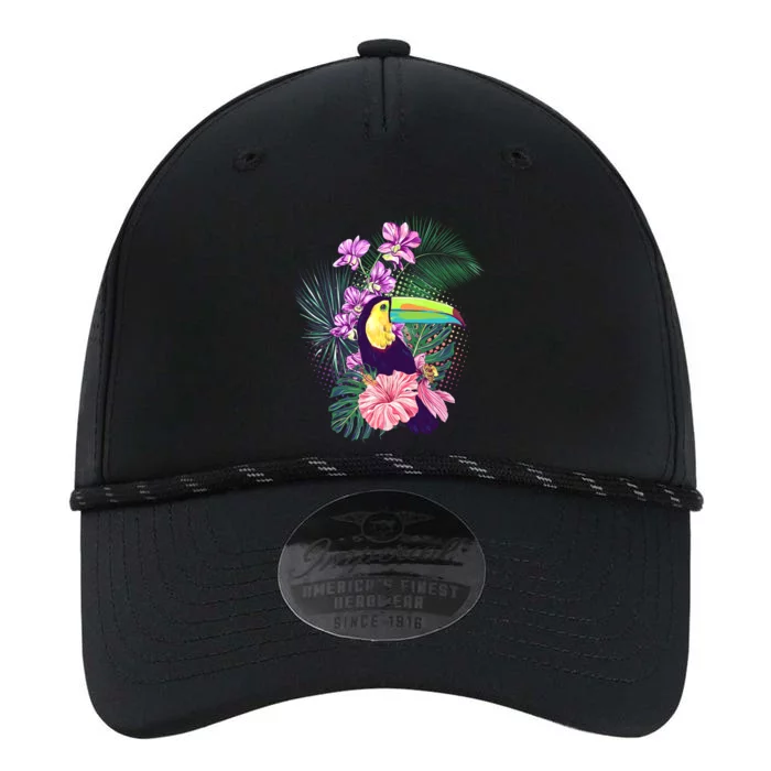 Cute Tropical Toucan Bird Performance The Dyno Cap