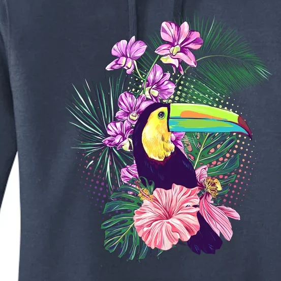 Cute Tropical Toucan Bird Women's Pullover Hoodie