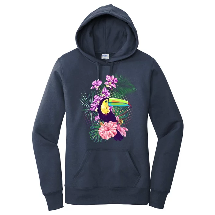 Cute Tropical Toucan Bird Women's Pullover Hoodie