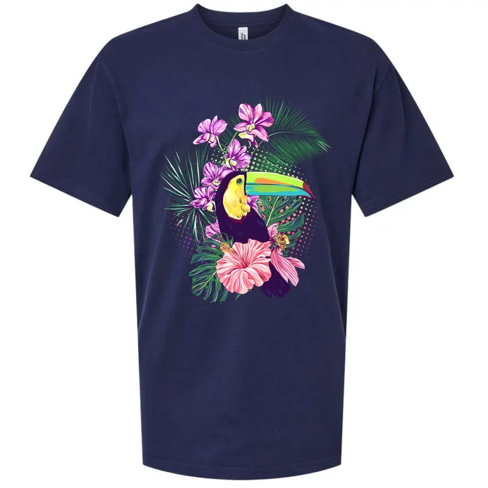 Cute Tropical Toucan Bird Sueded Cloud Jersey T-Shirt