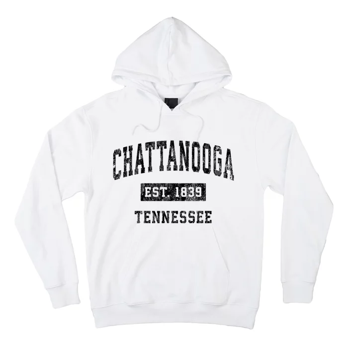 Chattanooga Tennessee Tn Vintage Established Sports Design Hoodie