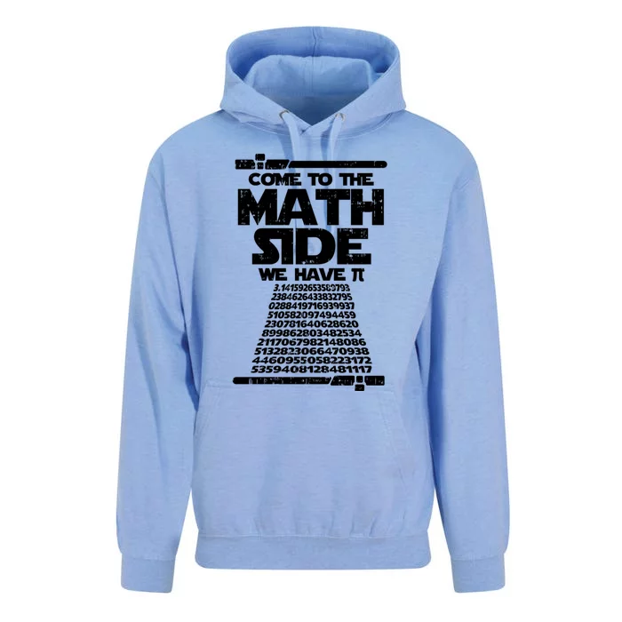 Come To The Math Side We Have Pi Gift 3 14 Day Math Geek Gift Unisex Surf Hoodie