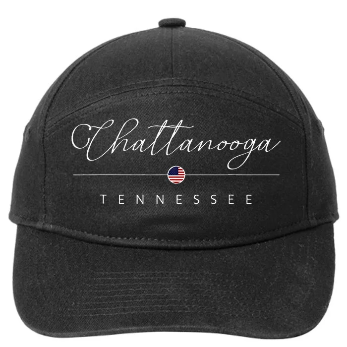 Chattanooga Tennessee Tn On Chattanooga 7-Panel Snapback Hat