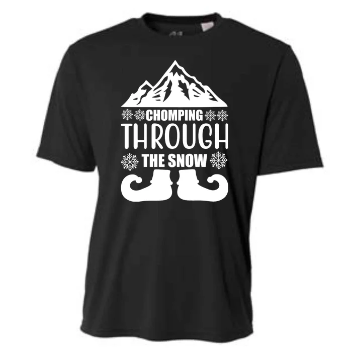 Chomping Through The Snow Cooling Performance Crew T-Shirt