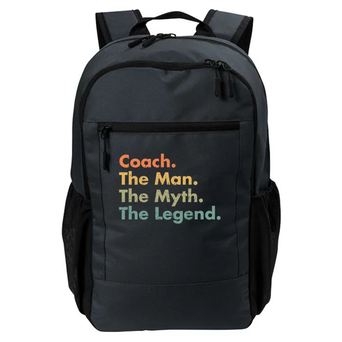 Coach The The Myth The Legend Father Dad Uncle Great Gift Daily Commute Backpack