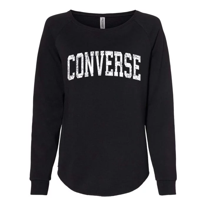 Converse Texas TX Vintage Athletic Sports Womens California Wash Sweatshirt